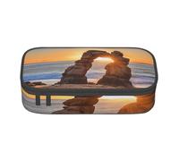 UENFFKDAP Arches National Park Large Capacity Pencil Case, Student Pencil Case, Cosmetic Bag with Zipper, Suitable for Schools and Offices, Unisex