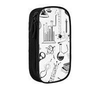 UENFFKDAP Chemistry Print Large Capacity Pencil Case, Student Pencil Case, Cosmetic Bag. Suitable for Schools and Offices, Unisex.