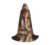 UENFFKDAP (Cowboy Black Hat Western Boots) Print Hooded Cape For Teenagers Hooded Cloak Party Decoration Cape, L Size Soft and Elastic