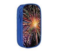 UENFFKDAP Explosion Firework 3D Large Capacity Pencil Case, Student Pencil Case, Cosmetic Bag. Suitable for Schools and Offices, Unisex.