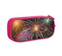UENFFKDAP Explosion Firework 3D Large-Capacity Pencil Case, Student Pencil Case, Zipper Pencil Case, Cosmetic Bag. Suitable for Schools and Offices, Unisex.