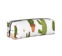 UENFFKDAP Floral Bloom Leather Pencil Case, Student Pencil Case, Zipper Pencil Case, Cosmetic Bag. Suitable for Schools and Offices, Unisex