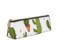 UENFFKDAP Floral Bloom Leather Pencil Case, Student Pencil Case, Zipper Pencil Case, Cosmetic Bag. Suitable for Schools and Offices, Unisex