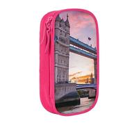 UENFFKDAP Historic Old Tower Bridge London Large Capacity Pencil Case, Student Pencil Case, Cosmetic Bag. Suitable for Schools and Offices, Unisex.