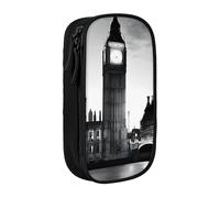 UENFFKDAP London Large Capacity Pencil Case, Student Pencil Case, Cosmetic Bag. Suitable for Schools and Offices, Unisex.