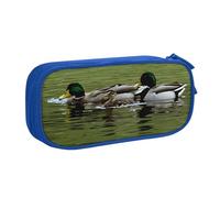 UENFFKDAP Loon Nature Bird Large-Capacity Pencil Case, Student Pencil Case, Zipper Pencil Case, Cosmetic Bag. Suitable for Schools and Offices, Unisex.