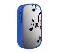 UENFFKDAP Music Notes Print Large Capacity Pencil Case, Student Pencil Case, Cosmetic Bag. Suitable for Schools and Offices, Unisex.