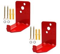 Uenhoy 2 Pack Fire Extinguisher Bracket Wall-Mount Fire Extinguisher Holder up to 20 lbs, Suitable for Dry Chemical and Water Extinguishers