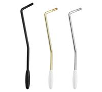 Uenhoy 3 Pcs 5mm Thread Tremolo Arm Whammy Bar Eletric Guitar Tremolo Arm Vibrato Arm for Stratocaster Electric Guitar Tremolo System, Gold