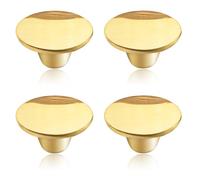 Uenhoy 4 Pcs Dutch Oven Knob Stainless Steel Pan Pot Lid Handle Replacement Knobs for Le Creuset, Aldi, Lodge and Other Enameled Dutch Oven, Gold