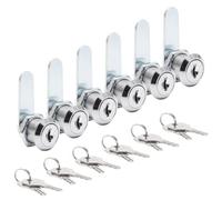 Uenhoy 6 Pack Cam Locks, Keyed Alike - 3/4" (20mm) Set for Drawers, Mailbox, Tool Box, RV, File Cabinet Locks with Keys