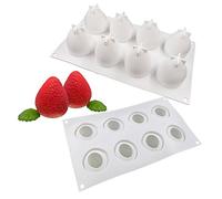 Uenmay square silicone mold silicone molds christmas resin molds concrete molds mold putty mold putty candle moulds 3d mould sphere mold square silicone mold resin tray mold 8 holes strawberry