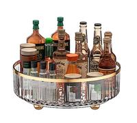 UEOE Clear Lazy Susan Pantry Organizers and Storage, 11” Turntable Organizer, Rotating Storage Rack for for Kitchen, Pantry,Cabinet, Dining Table,Fridge,Countertop,Vanity,Food Storage