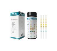 Ueomul 10 in 1 Urine Test Strips 100 Strips, Leukocytes Nitrite Urobilinogen Protein pH Blood Specific Gravity Ketone Billirubin Glucose 10 Parameters Reagent Strips Testing Kit for Urinalysis