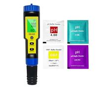 Ueomul pH Chlorine Meter 7 IN 1, Tester pH Chlorine (FAC) TDS EC SALT ORP & Temperature with ATC, IP67 Waterproof, 0.01pH High Precision Water Quality Tester for Pool & Spa, Drinking Water, Hydroponic