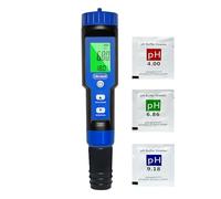 Ueomul pH Meter 7-in-1, PH TDS EC SALT ORP S.G TEMPERATURE Tester, High accuracy professional Water Quality Tester for Pool, Aquarium, Drinking Water & Hydroponics