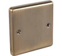 UEP Windsor 1G Blanking Plate Antique Brass