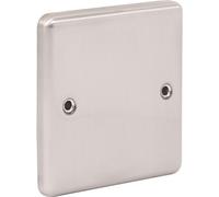 UEP Windsor 1G Blanking Plate Brushed Steel