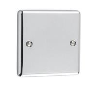 UEP Windsor 1G Blanking Plate Polished Chrome