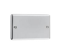 UEP Windsor 2G Blanking Plate Polished Chrome