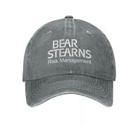 UEREGFGY Bear Stearns Risk Management Baseball Cap Visor Man Cap Winter Hats for Men Women's Beach Visor Men's Sports Gift