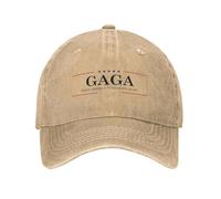 UEREGFGY MAGA GAGA Pokerface Lady Men Women Baseball Cap Distressed Washed Hats Cap Classic Outdoor All Seasons Travel Soft Snapback Cap Sports Gift