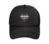 UEREGFGY The Ham Radio Operator Mesh Trucker Hat Unisex Cooling Mesh-Back Snapback Cap Sturdy Adjustbale Sports Gift