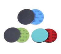 Uerglass Glass Repair Kit Grinding Polishing Abrasive Disc Mesh Net Sanding Pads Kit for Glass Scratch Removal 5 inch 3Pcs/Pack