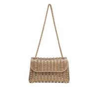 UERSJWYSO Evening Clutch Purses for Women Sparkly Crystal Rhinestone Crossbody Bags Chain Strap Wedding Shoulder Bag,Gold