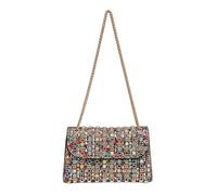 UERSJWYSO Evening Clutch Purses for Women Sparkly Crystal Rhinestone Crossbody Bags Chain Strap Wedding Shoulder Bag,Color