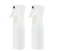 Uervoton Spray Bottle for Hair, 200ml Fine Mist Water Sprayer, White | Refillable 360° Mister for Curly Hair, Plants, Barber, Salon, Garden and Home Use