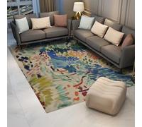 UERWOWELL Watercolor Art Area Rug 70x120cm Famous Painting The Landscape at Collioure Print Low Pile Floor Mats for Living Rooms Bedroom Office