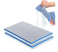 UESDU Pack of 2 8D Filter Cotton Aquarium, Filter Mat, 30 x 20 cm, Filter Foam, Honeycomb Structure, Aquarium Filter Sponge, Reusable Filter Mats, Can Be Cut to Size for Highly Effective Water