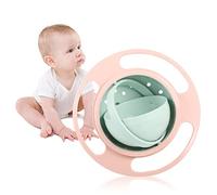 ueslwser 360 Degrees Gyro Bowl, Unspillable Snack Toddler Bowl, Universal Anti Spill Bowl, Magic Bowl for Babies Kids