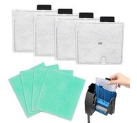 ueslwser CF2 Four-Month Service Kit (4 X Filter Cartridges, 4 X Algaway Pads), Compatible with Interpet Filter, Fish Tank Filter Cartridges for Aquarium Maintenance