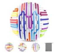 ueslwser Sensory Activity Ball, Sensory Fidget Board Ball Toy with 16 Pcs of Rubber Ropes and Storage Bag, Sensory Fidget Toys for Kids Adults Stress Relief, Focus, and Cognitive Development