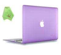 UESWILL Air 13 inch Case Smooth Touch Matte Hard Shell Case Cover Compatible with 2010-2017 MacBook Air 13 inch (Model A1466/A1369), Purple
