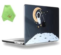UESWILL Case Compatible with 2021-2024 MacBook Pro 14 inch M4 M3 M2 M1 Pro Max chip, Creative Design Pattern Hard Shell Cover + Microfiber Cloth, Astronaut B