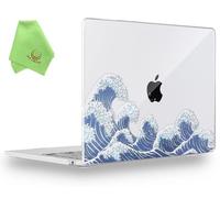 UESWILL Case for MacBook Neo 13 inch A18 Pro Model A3404, Ocean Waves