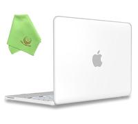 UESWILL Case for MacBook Neo 13 inch with A18 Pro chip Model A3404 Release 2026, Matte Hard Shell Cover + Microfiber Cleaning Cloth, Frosted Clear