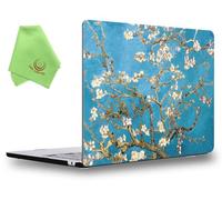 UESWILL Compatible with MacBook Air 13 inch M5 M4 M3 M2 Case 2022-2026 Model A3449 A3240 A3113 A2681 with Touch ID, Pattern Hard Shell Case Cover for MacBook Air 13.6 + Microfiber Cloth, Wintersweet