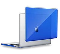 UESWILL Compatible with MacBook Pro 13 inch Case 2019 2018 2017 2016, Crystal Clear Glossy Hard Case for MacBook Pro 13 inch,with/without Touch Bar, A2159/A1989/A1706/A1708, Royal Blue