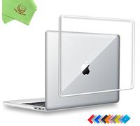 UESWILL Compatible with MacBook Pro 15 inch Case 2019 2018 2017 2016, Crystal Clear Glossy Hard Case for MacBook Pro 15 inch with Touch Bar/USB-C (Model: A1990/ A1707), Clear