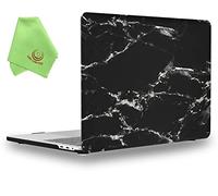 UESWILL Compatible with MacBook Pro 16 inch Case 2019 2020 Release Model A2141, Marble Pattern Hard Case for MacBook Pro 16 inch with Touch Bar & USB-C, Black & White