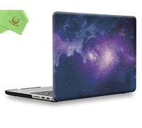 UESWILL Retina 15 inch Galaxy Pattern Hard Shell Case Cover Compatible with MacBook Pro 15 inch with Retina Display (Model: A1398), No CD-ROM, No Touch Bar, Nebula/Purple