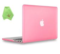UESWILL Smooth Matte Hard Case Compatible with MacBook Pro (Retina, 13 inch, Early 2015/2014/2013/Late 2012), Model A1502/A1425,No USB-C, No CD-ROM, Pink