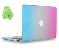 UESWILL Smooth Matte Hard Case Compatible with MacBook Pro (Retina, 13 inch, Early 2015/2014/2013/Late 2012), Model A1502/A1425,No USB-C, No CD-ROM, Rainbow