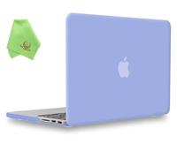 UESWILL Smooth Matte Hard Case Compatible with MacBook Pro (Retina, 15 inch, Mid 2012/2013/2014/Mid 2015), Model A1398, No CD-ROM, No Touch Bar, Serenity Blue