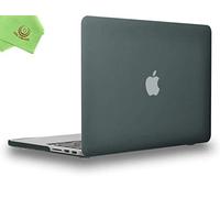UESWILL Smooth Matte Hard Shell Case Cover Compatible with MacBook Pro 13 inch with Retina Display (No CD-ROM,No USB-C) (Model: A1502/A1425, Version Late 2012/2013 / 2014 / Early 2015), Midnight Green
