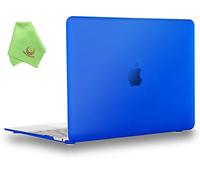 UESWILL Smooth Touch Matte Hard Shell Case Cover Compatible with MacBook 12 inch with Retina Display (Model: A1534) + Microfibre Cleaning Cloth, Royal Blue